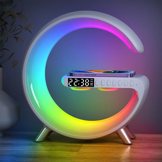Lampa LED cu Boxă Bluetooth RGB