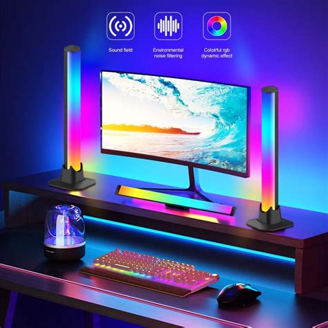 Lampă LED Verticala RGB 40cm - Iluminare Ambientală Modernă